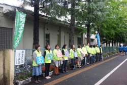 ＰＴＡ「朝の挨拶運動」