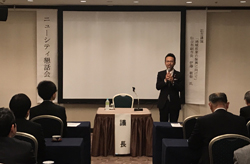 企業後援会の総会を開催して頂きました